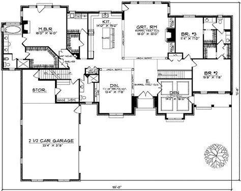 beautiful ranch style home plan house plans  floor house plans floor plans