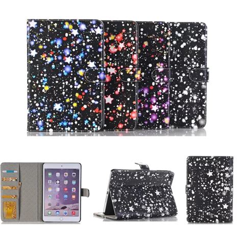 apple ipad mini  case leather stars shockproof tablet cases  ipad mini  cover smart