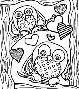 Coloring Pages Owl Girly Cute Colouring Horned Great Hard Sheets Owls Printable Color Kids Cartoon Print Screech Getcolorings Drawing Getdrawings sketch template