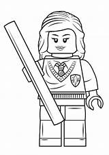 Hermione Granger Coloring Potter Harry Kids Lego Fun Votes sketch template