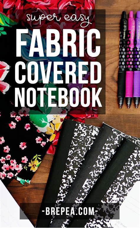 diy fabric covered notebook composition notebook diy diy notebook
