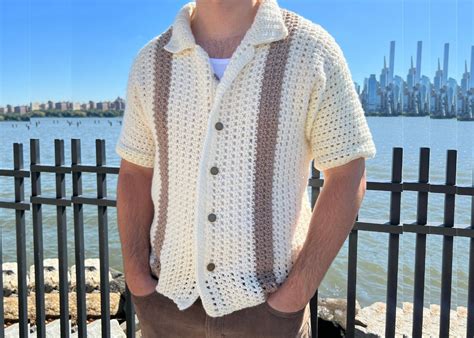 crochet pattern imatra top mens crochet sweater etsy australia