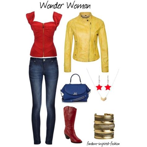 wonder woman inspired outfit by fandom inspired fashion
