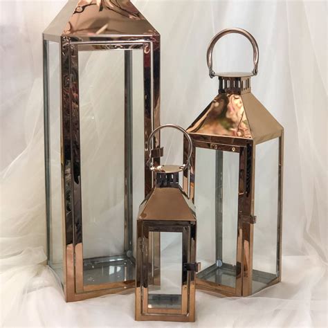 rose gold cage candle holder