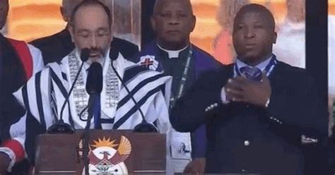 Nelson Mandela Memorial Sign Language Fake In S Huffpost Uk