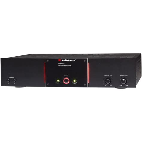 audiosource amp power amplifier amp  bh photo video