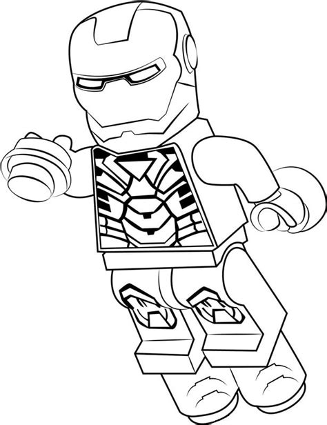 lego iron man coloring pages  printable coloring pages  kids