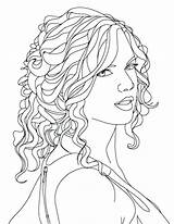 Coloring Pages Hair Swift Taylor Famous Ross Curly Printable Colouring Color Bob Print Natural Getcolorings Lynch Abstract Getdrawings Choose Board sketch template