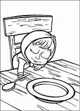 Masha Bear Coloring Pages Color Episodes Print Coloring2print sketch template