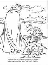 Swan Coloring Pages Lake Princess Getdrawings Getcolorings Color Colouring sketch template