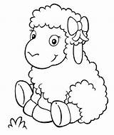 Lamb Coloring Cute Pages Kids Little Cartoon Angels Coloringpagesfortoddlers Sheep Innen Mentve Makalenin Kaynağı sketch template