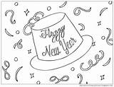 Year Happy Coloring Pages Hat Years Printable Sheets Mycupoverflows Overflows Cup Johnson Amanda Pm Posted sketch template