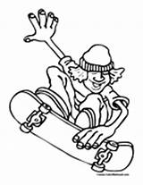 Skateboard Ramp Skateboarding sketch template
