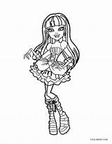 Monster High Coloring Pages Cool2bkids Kids Printable sketch template
