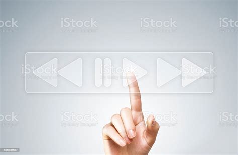 play touch screen stock photo  image  home video camera