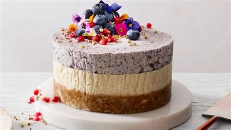 No Bake Vegan Blueberry And Cashew Cheesecake Recipe To Impress And Delight