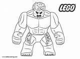 Hulk Lego Coloring Pages Superhero Printable Kids Angry Color Print Adults Friends sketch template