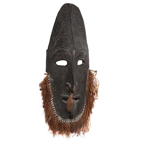 Decorative Objects In The Style Of Sepik River Mask From