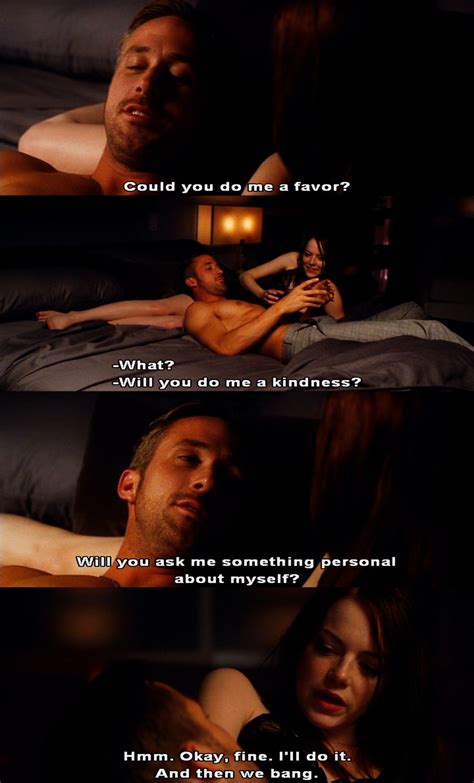could you do me a favour ~ crazy stupid love 2011 ~ movie quotes