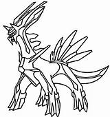 Dialga Kleurplaten Coloriages Pokémon Malvorlagen Draw Arceus Printables Mewtwo sketch template