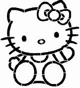 Kitty Hello Stencil Stencils Cartoon Printable Coloring Print Designs Clipart Clip Airbrush Wall Clipartbest Cliparts Pages Comments sketch template
