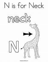 Neck Coloring Pages Getdrawings sketch template