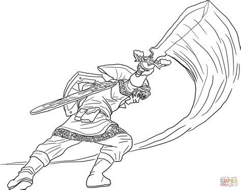 zelda coloring page coloring home
