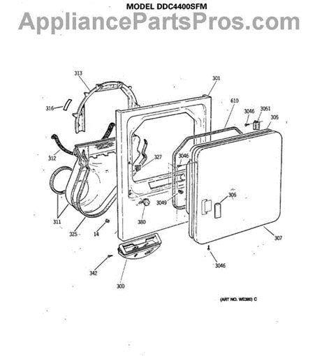 parts  ge ddcsfm section parts appliancepartsproscom