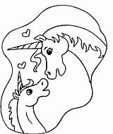 Coloring Pages Printable Unicorn Valentine Kids Visit sketch template
