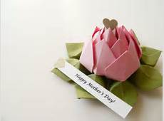 PERSONALIZED Mother's Day Origami Lotus Flower in by fishandlotus