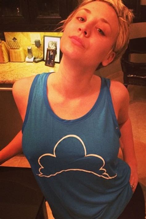 kaley cuoco just posted this on instagram hard nipples