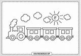 Trenes Tren Imprimir Preescolar Rincon Rincondibujos Locomotora Medios Transporte Seleccionar sketch template