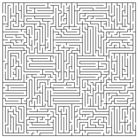 challenging printable mazes printable blank world