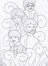 Submarine Yellow Beatles Coloring Pages Deviantart Imagixs sketch template