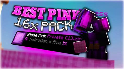 favorite pink  texture pack  hypixel bedwars youtube
