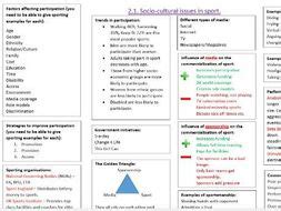 gcse pe ocr paper  revision knowledge organisers   teaching