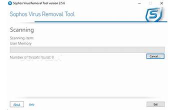Sophos Virus Removal Tool screenshot #1