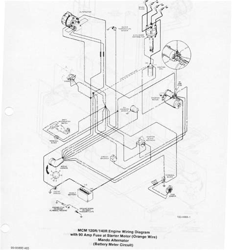 mercruiser  starter wiring diagram