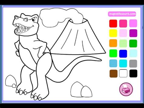 dinosaur coloring pages  kids dinosaur coloring pages games youtube