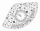 Hat Eve Year Party Years Printable Hats Printables Printablee sketch template