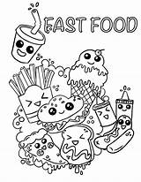 Artherapie Emoji Imprimez Gratuitement Fastfood sketch template