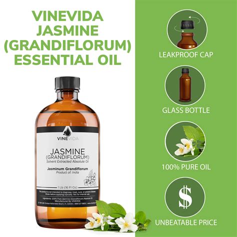 Jasmine 20 % Absolute in Jojoba Oil (Jasminum Grandiflorum) - Alohatherapy