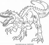 Dinosaur Claws Coloring sketch template