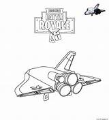 Fortnite Coloring Glider Pages Shuttle Printable Orbital Print sketch template