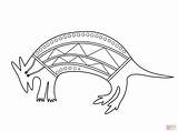 Aboriginal Indigenous Wallaby Kangaroo Sketchite Puntos Designlooter Dot Blanca sketch template