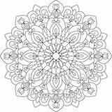 Coloring Printable Mandala Flower Pages Mandalas Etsy Color Book Colouring Sheets Adult Sold Choose Board Drawing sketch template