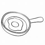 Frying Pans sketch template