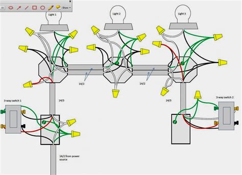 wiring multiple lights  switches   circuit diagram cadicians blog