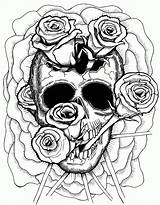 Trippy Mushroom Weed Stoner Coloring4free Skulls Psychedelic Clipartmag Albanysinsanity Muertos Malvorlagen Colorings Birijus Coloringhome sketch template