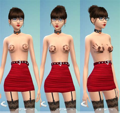 Zavart Cool Chest And Tits Tattoo Set Package Accessories And Makeup